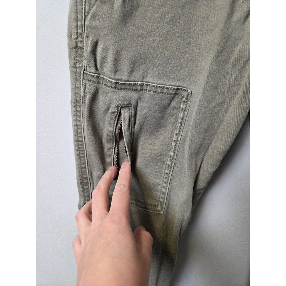 Banana Republic Green Skinny Cargo Utility Pants Size 4